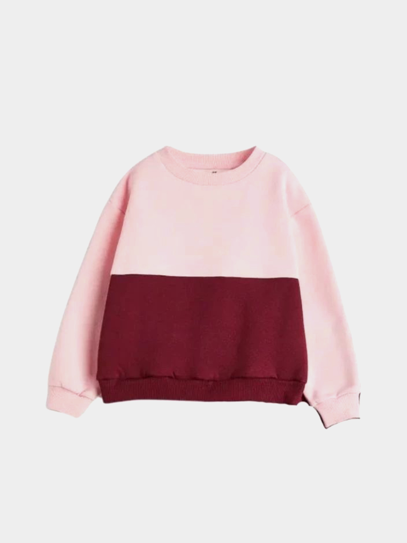 Свитшот H&M модель 10770376kwer_Бордово-розовый Фото