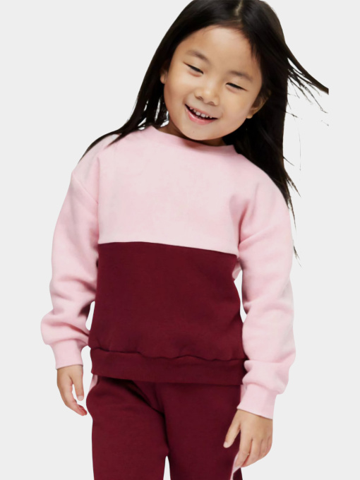 Свитшот H&M модель 10770376kwer_Бордово-розовый Фото