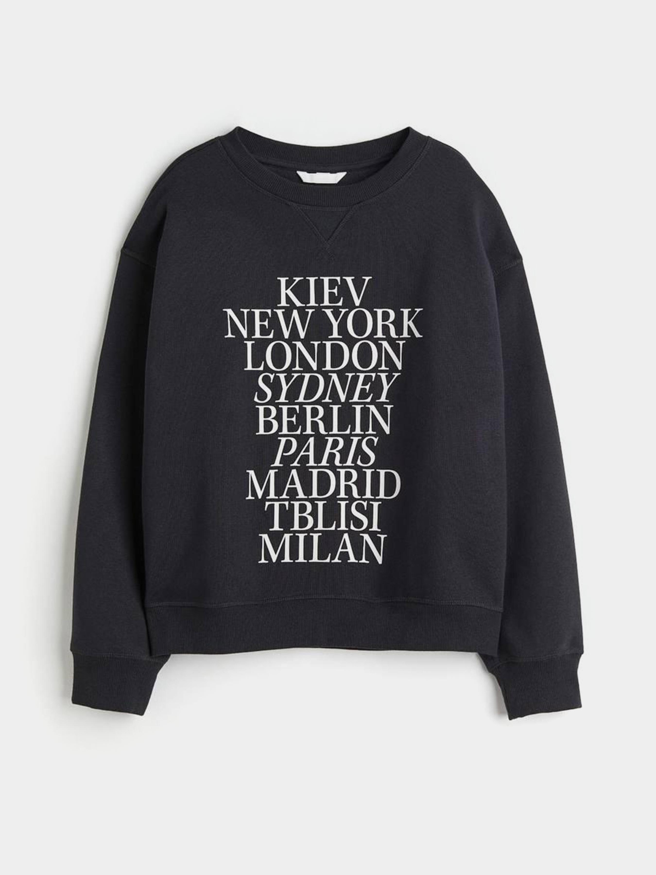 Свитшот H&M модель 10118285arl_Черный Фото