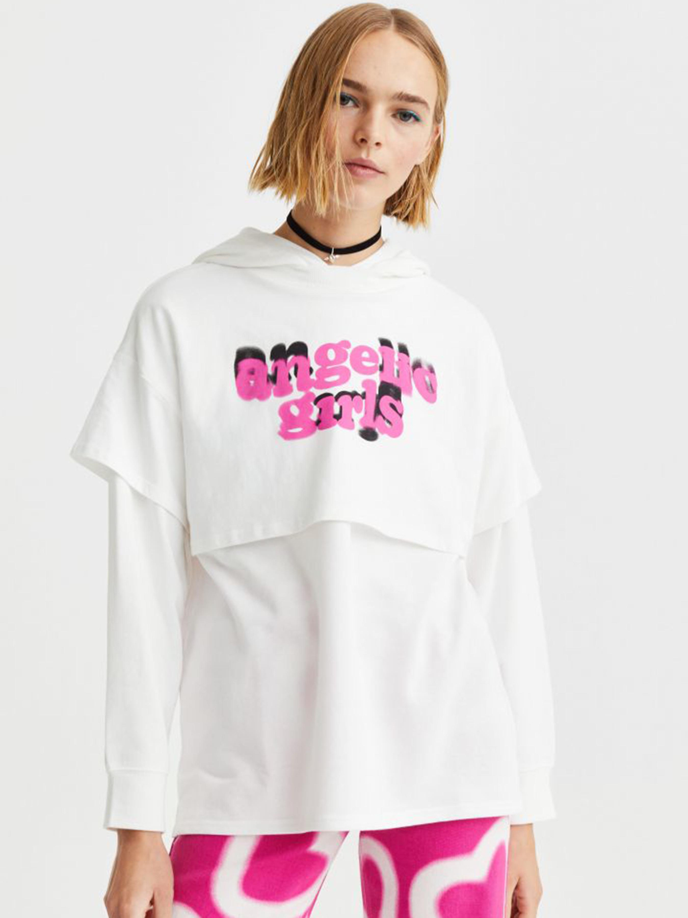 Худи H&M модель 1126707arl_Белый Худи H&M модель 1126707arl_Белый Фото