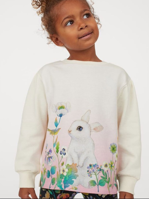 Свитшот H&M модель 9211492kwer_Белый Фото