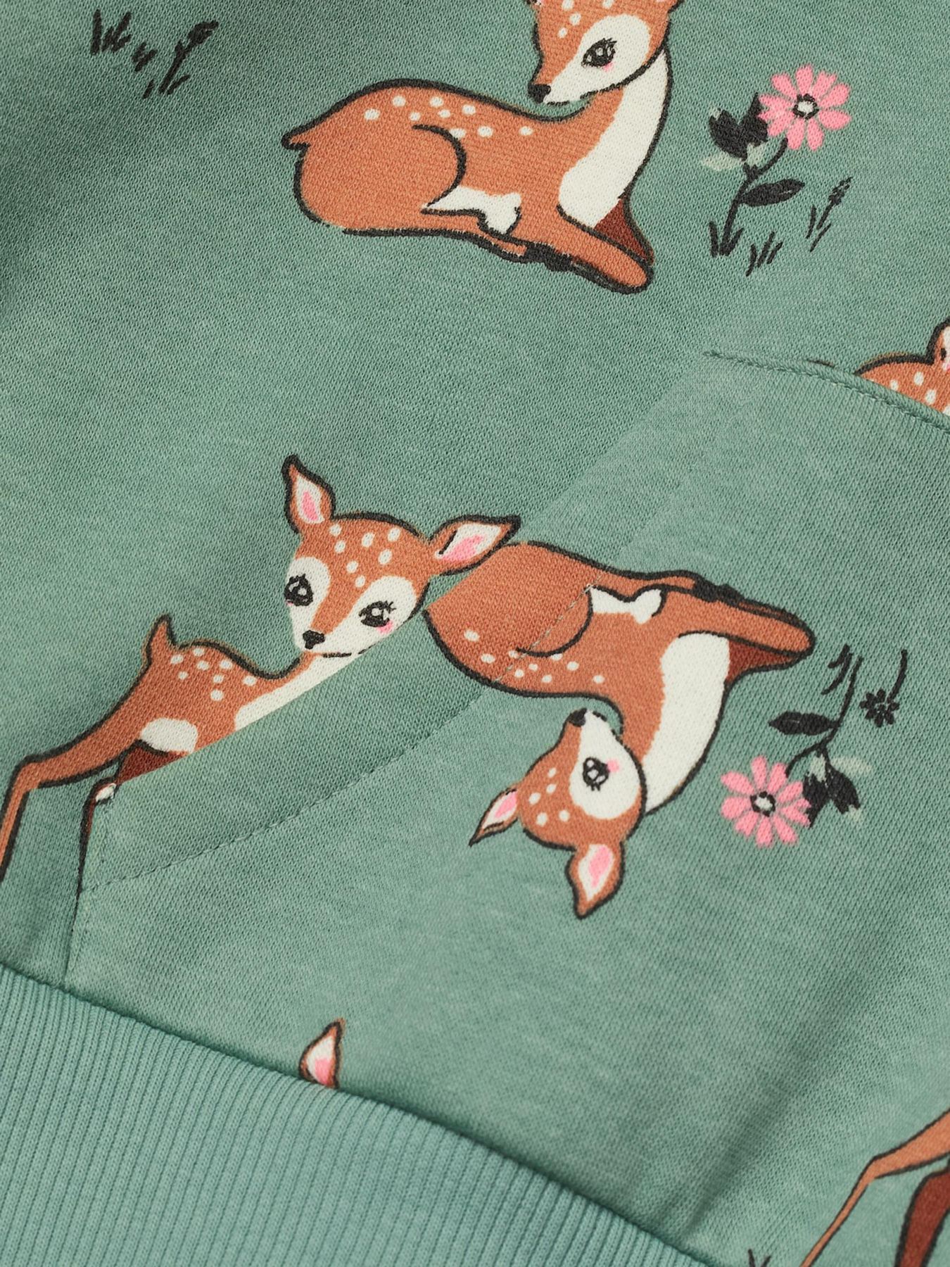 Худи H&M модель 8791083kwer_Зеленый Фото