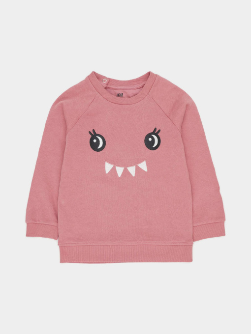 Свитшот H&M модель 10002774kwer_Розовый Фото