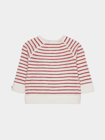 Свитшот H&M модель 1020509arl_Бело-красный Свитшот H&M модель 1020509arl_Бело-красный Фото