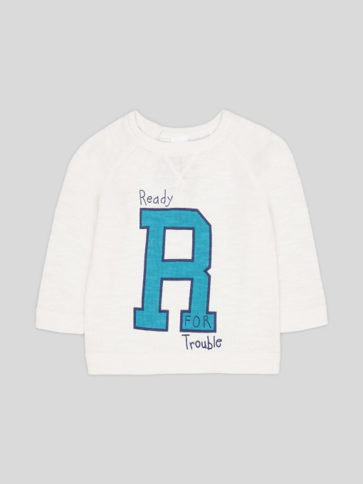 Світшот H&M модель 1002541arl_Молочный Фото