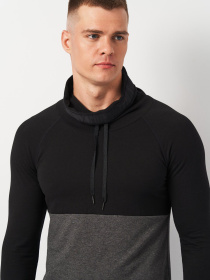 Свитшот H&M модель 5553012ral_Черно-серый Фото