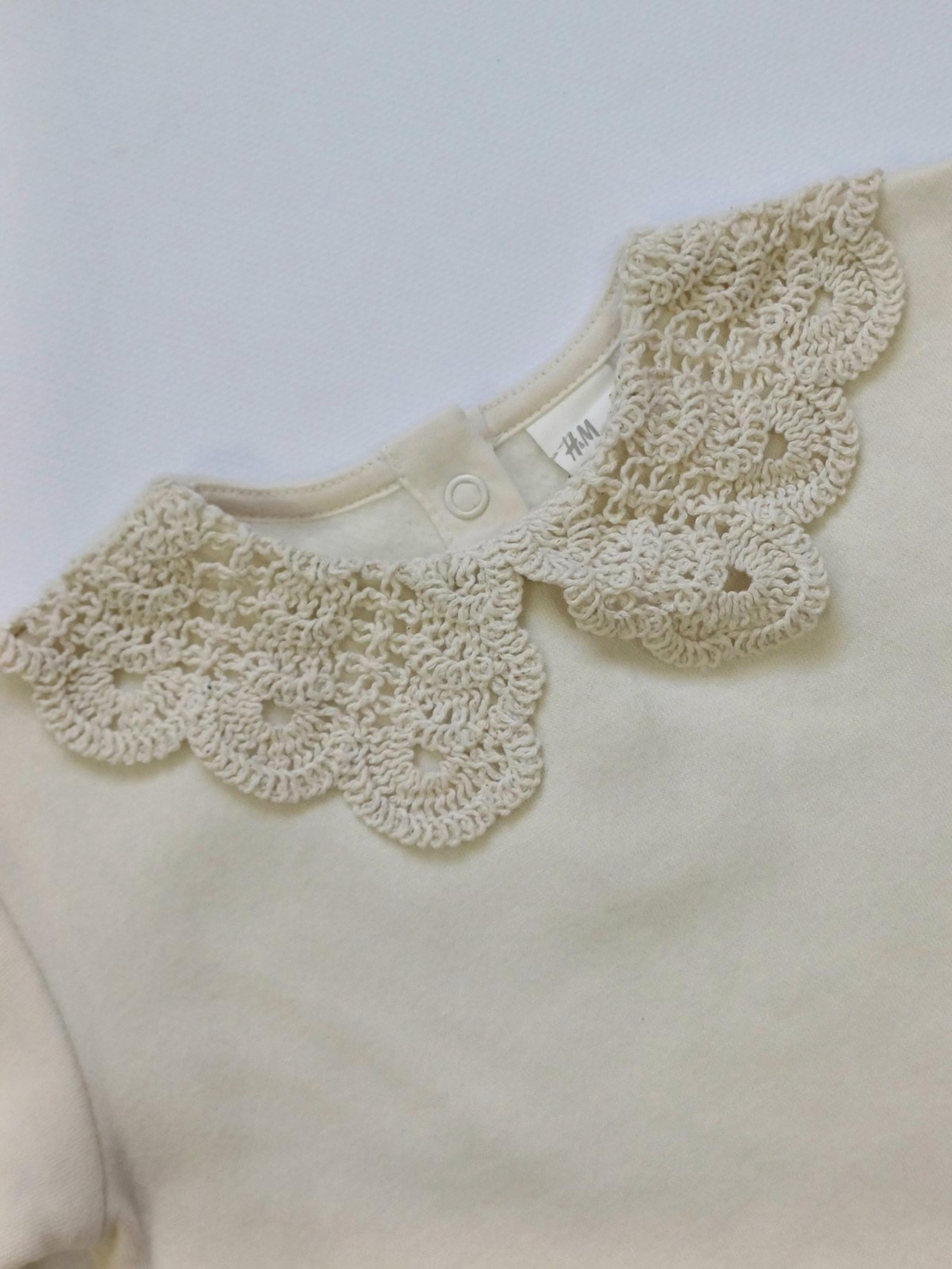 Свитшот H&M модель 2365149kwer_Молочный Фото