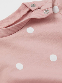 Свитшот H&M модель 8726452kwer_Светло-розовый Фото