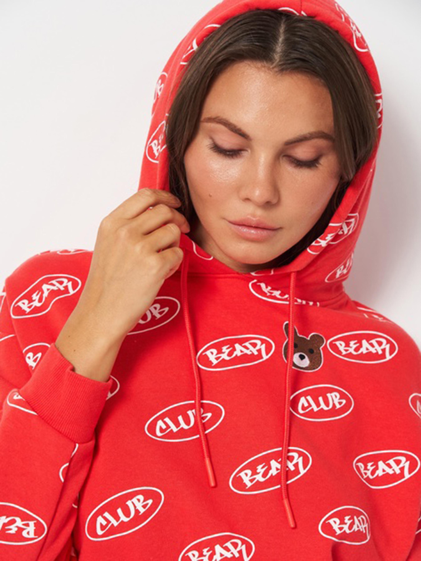 Худи H&M модель 1046272wer_Красный Фото