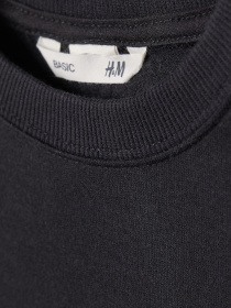 Світшот H&M модель 8817792kwer_Черный Фото