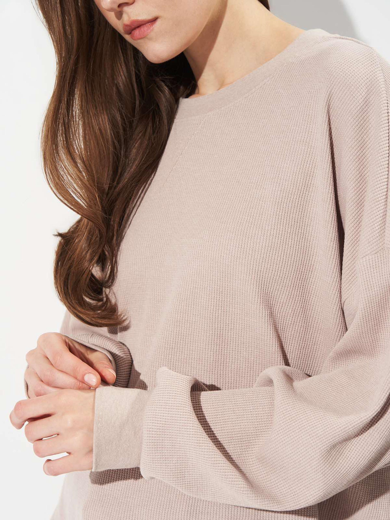 Світшот H&M модель 8824813wer_Бежевый Фото