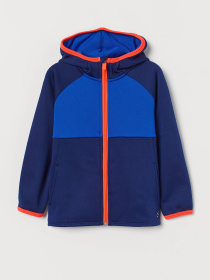 Спортивна кофта H&M модель 6091822kwer_Темно-синий Спортивна кофта H&M модель 6091822kwer_Темно-синий Фото