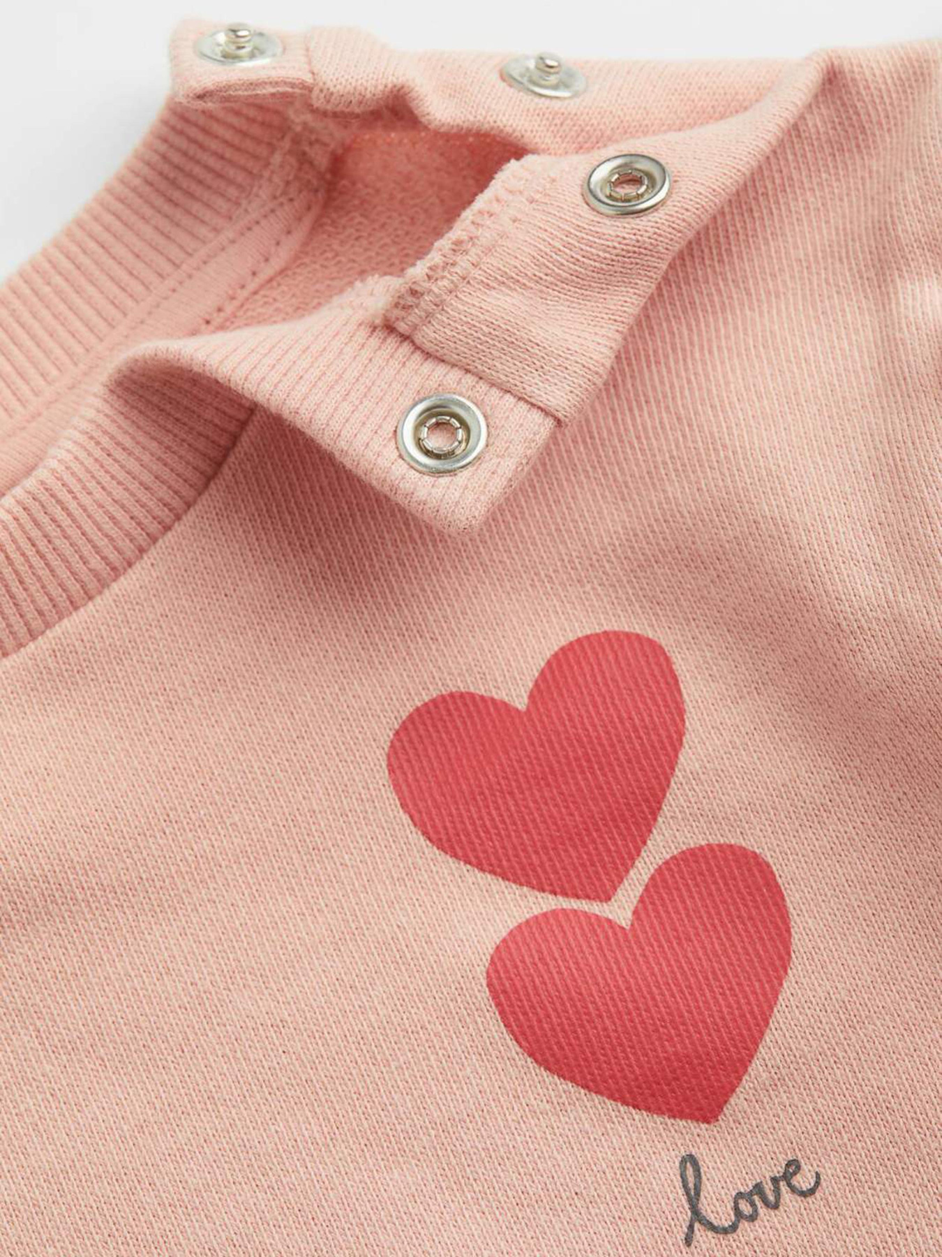 Свитшот H&M модель 9281355kwer_Пудровый Фото