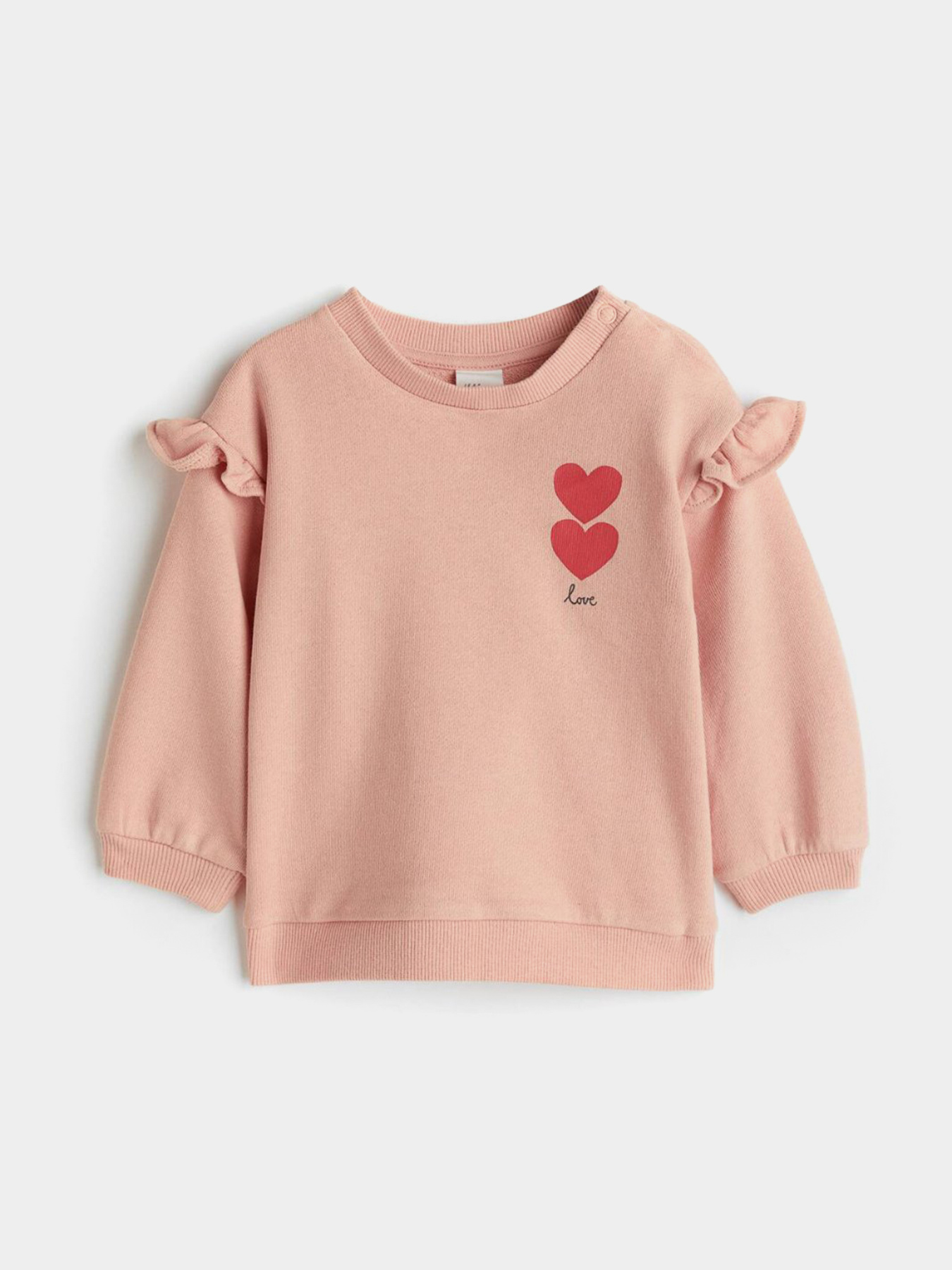 Свитшот H&M модель 9281355kwer_Пудровый Фото