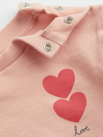 Свитшот H&M модель 9281355kwer_Пудровый Фото