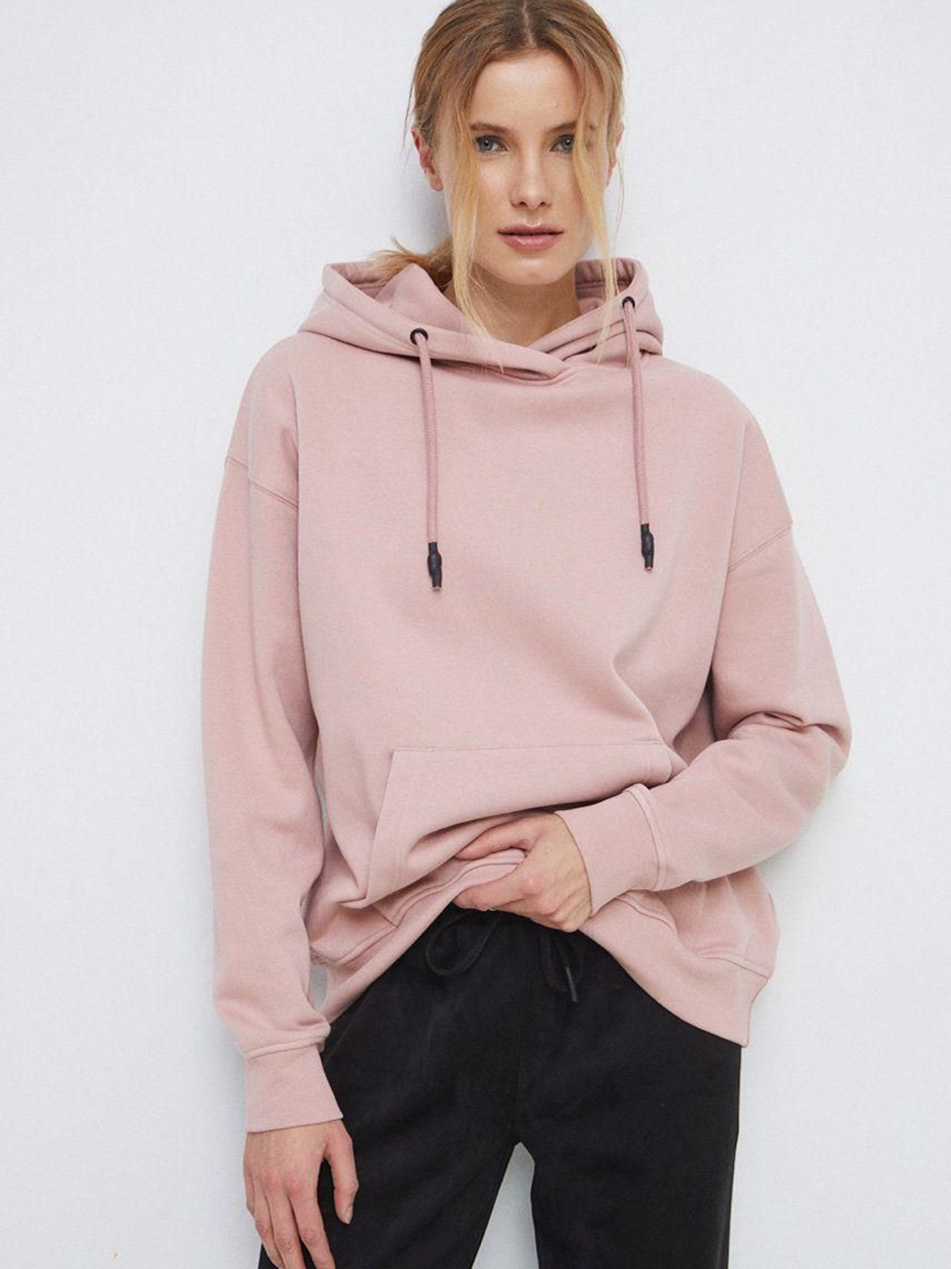 Худи H&M модель 2358781wer_Светло-розовый Фото