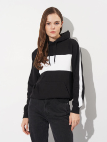 Худи H&M модель 7344612wer_Черно-белый Фото