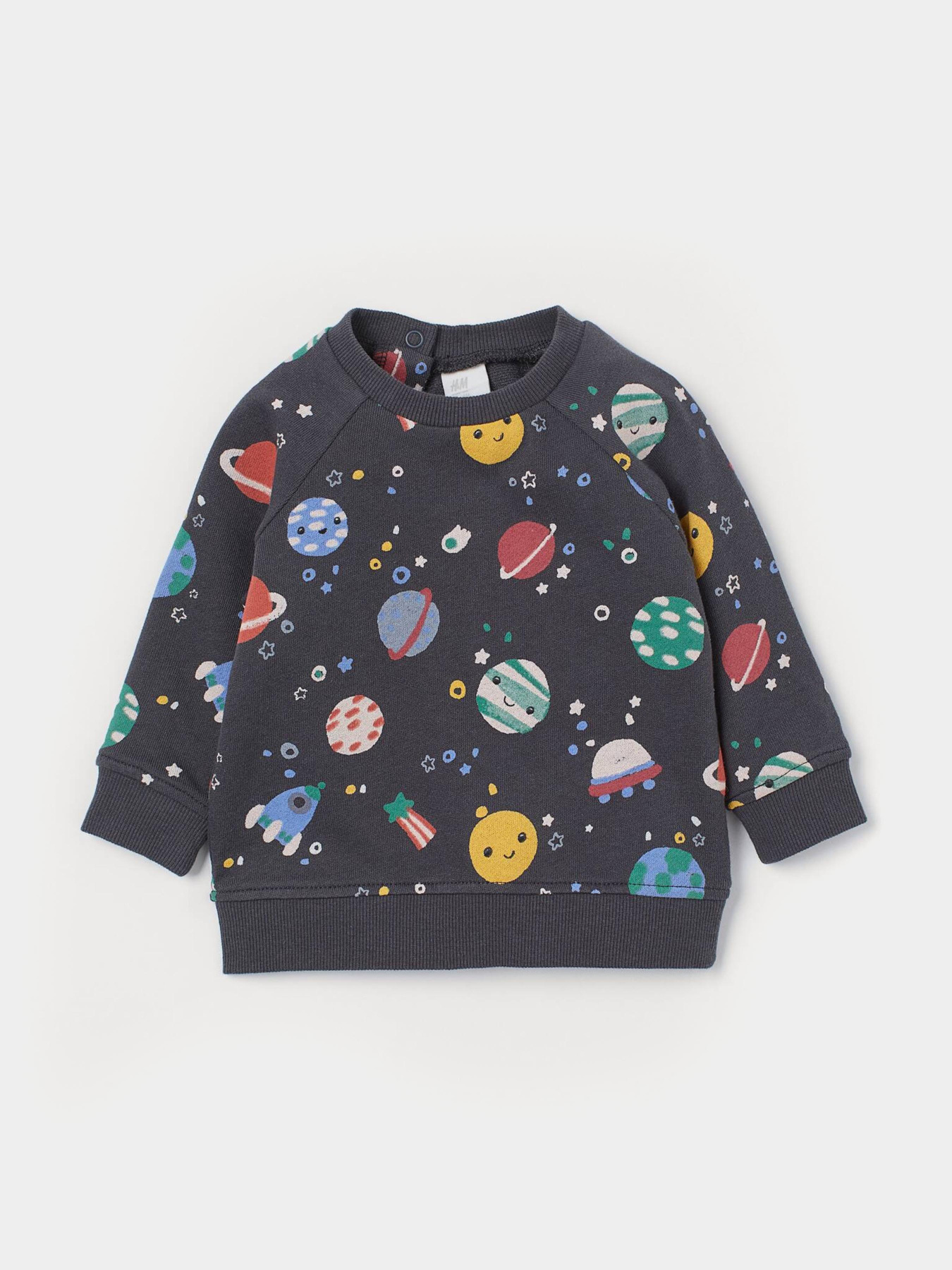 Свитшот H&M модель 7439042kwer_Темно-серый Фото