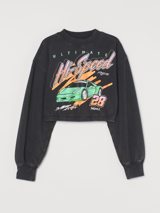 Свитшот H&M модель 9955804arl_Серый Фото