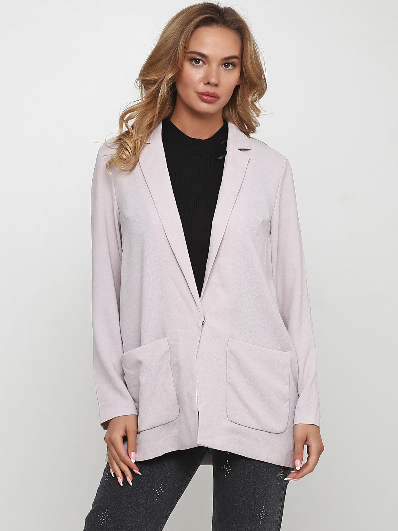 Блейзер H&M модель 5125526RP31_пудровый Фото