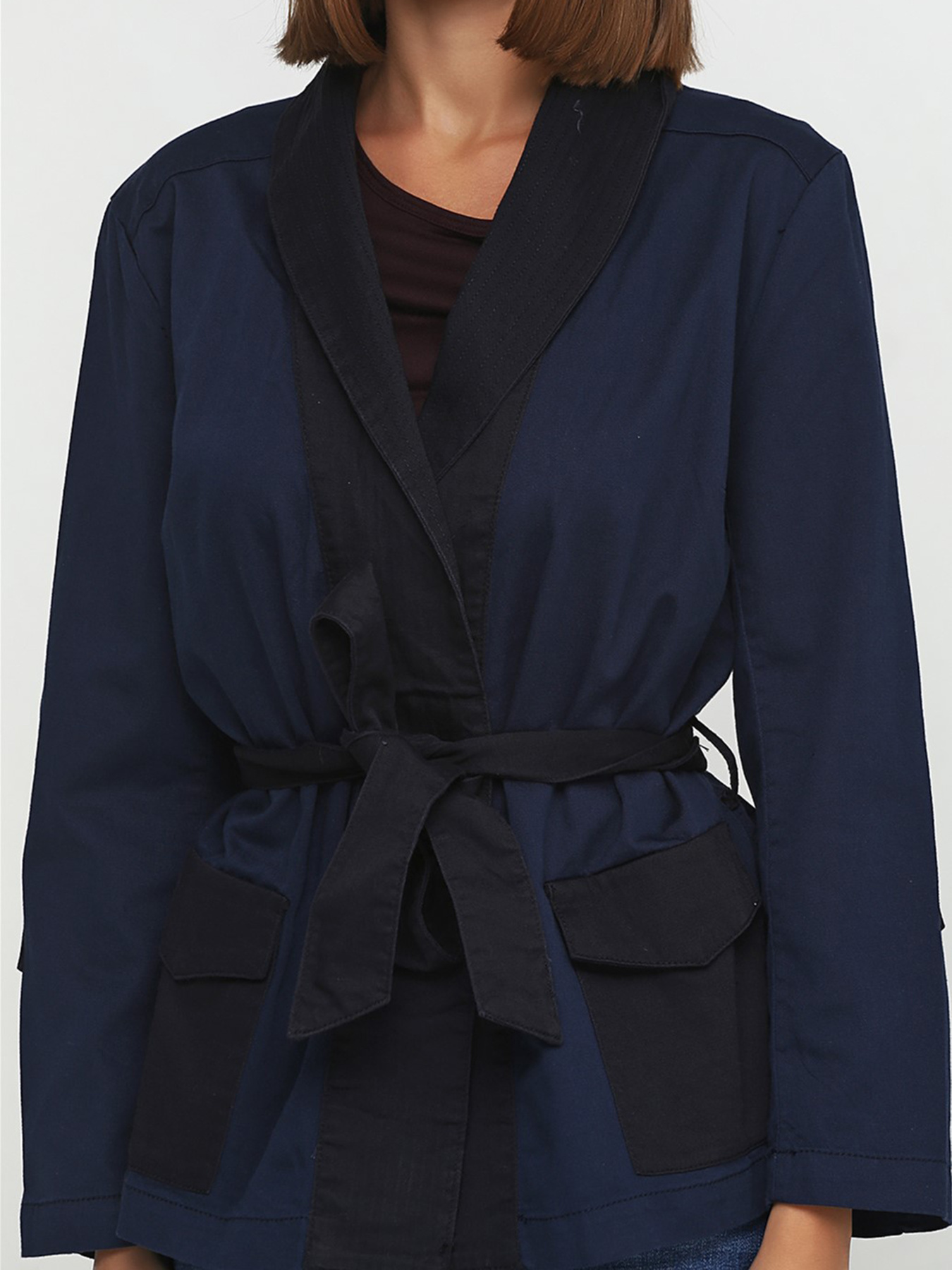 Жакет H&M модель 3151752dm_Темно-синий Фото