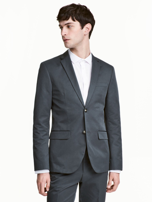 Пиджак H&M модель 4402935dm_Серый Фото