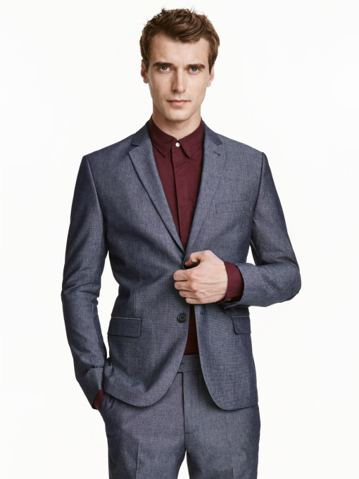 Пиджак H&M модель 3295763sdm_Синий Фото