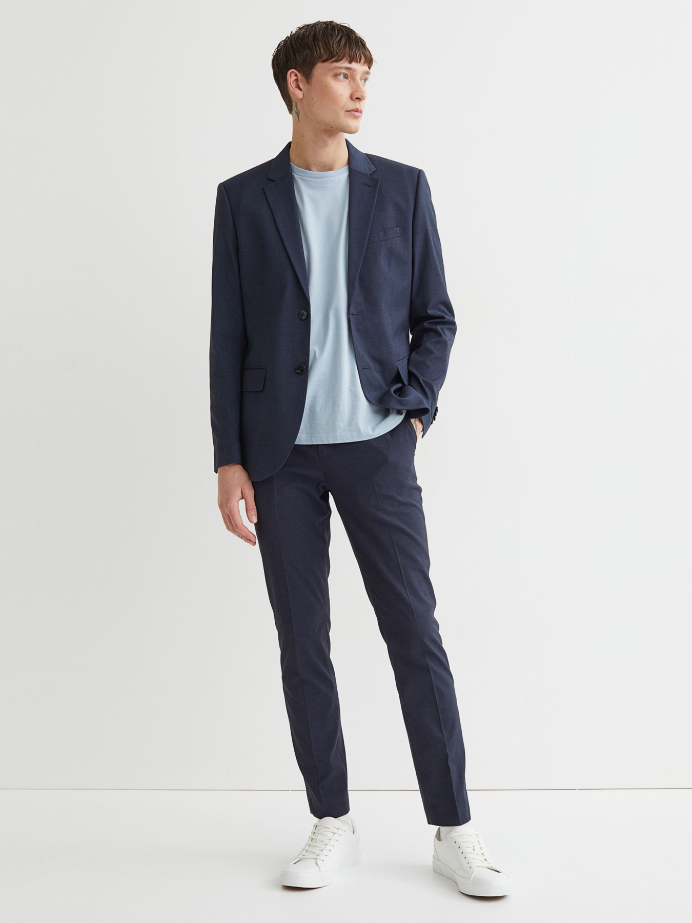 Піджак H&M модель 1310223abr_Темно-синий Піджак H&M модель 1310223abr_Темно-синий Фото