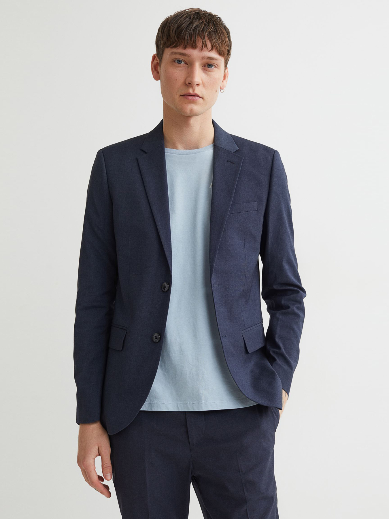 Піджак H&M модель 1310223abr_Темно-синий Піджак H&M модель 1310223abr_Темно-синий Фото