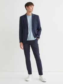 Піджак H&M модель 1310223abr_Темно-синий Піджак H&M модель 1310223abr_Темно-синий Фото