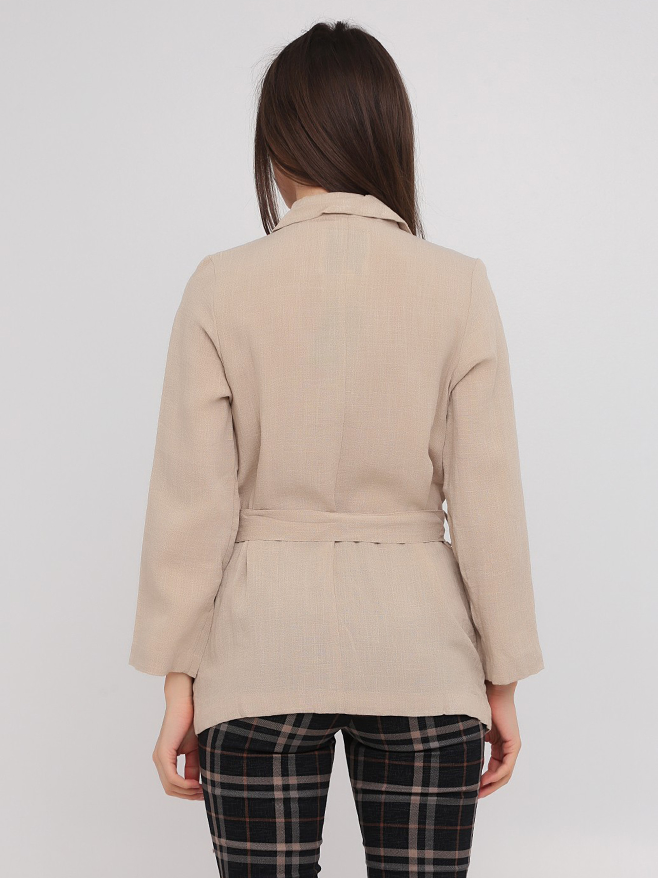 Жакет Monki модель 8040401abr_Светло-бежевый Фото