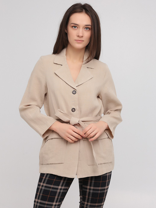 Жакет Monki модель 8040401abr_Светло-бежевый Фото