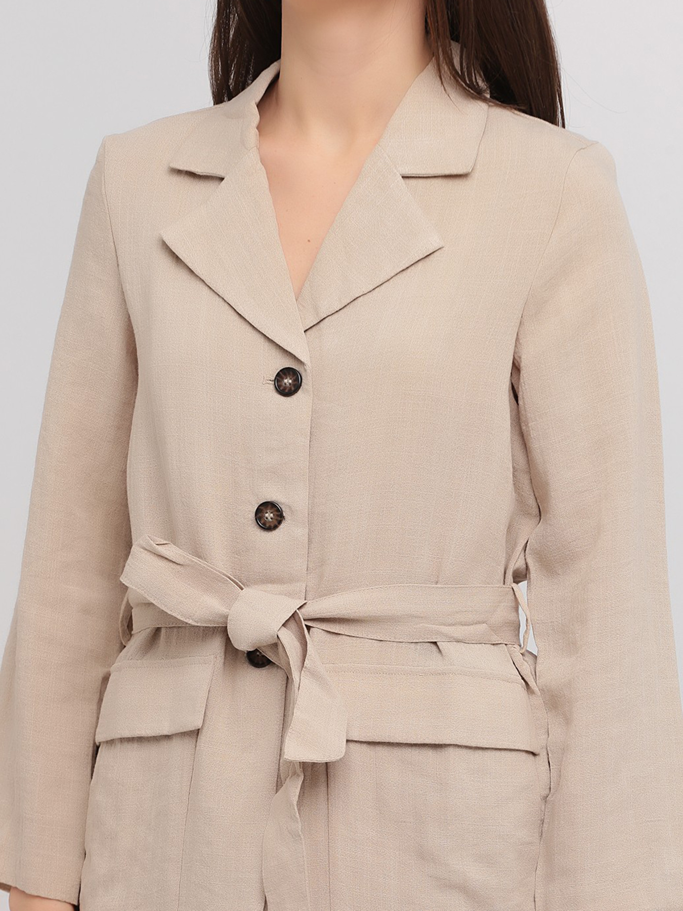 Жакет Monki модель 8040401abr_Светло-бежевый Фото