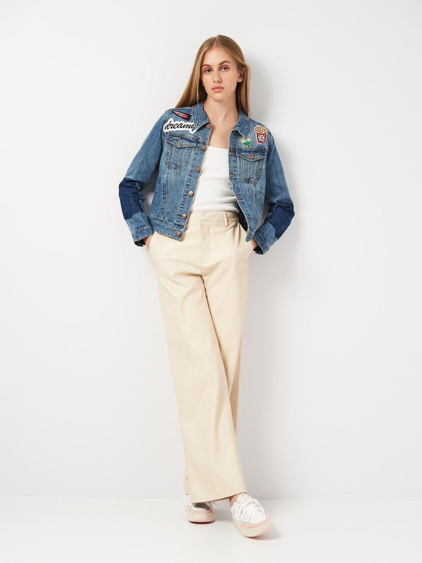 Джинсовая куртка H&M модель 2001062ral_Синий Фото