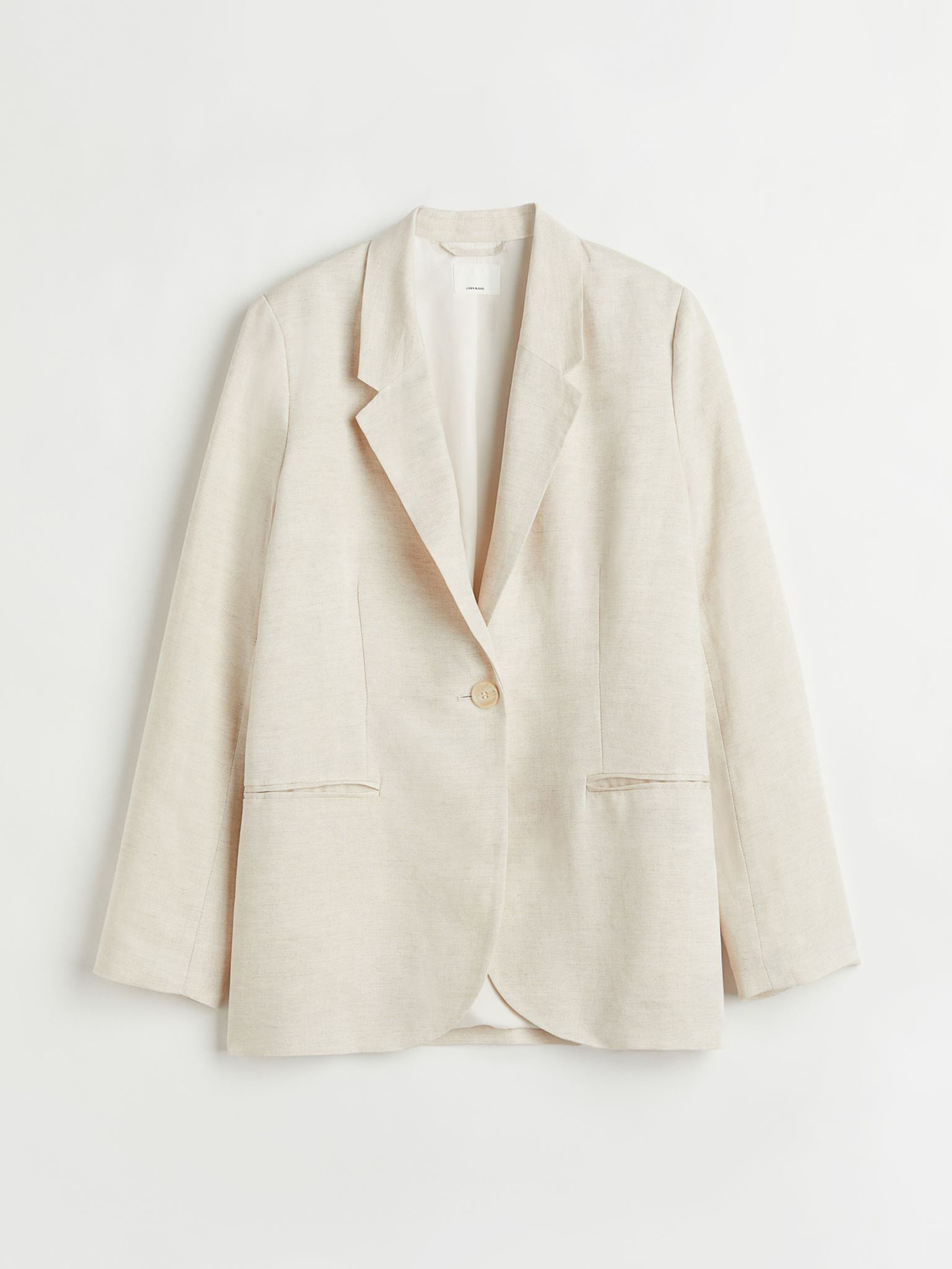 Пиджак H&M модель 1057565ral_Светло-бежевый Фото