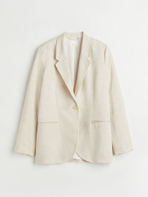 Піджак H&M модель 1057565ral_Светло-бежевый Піджак H&M модель 1057565ral_Светло-бежевый Фото