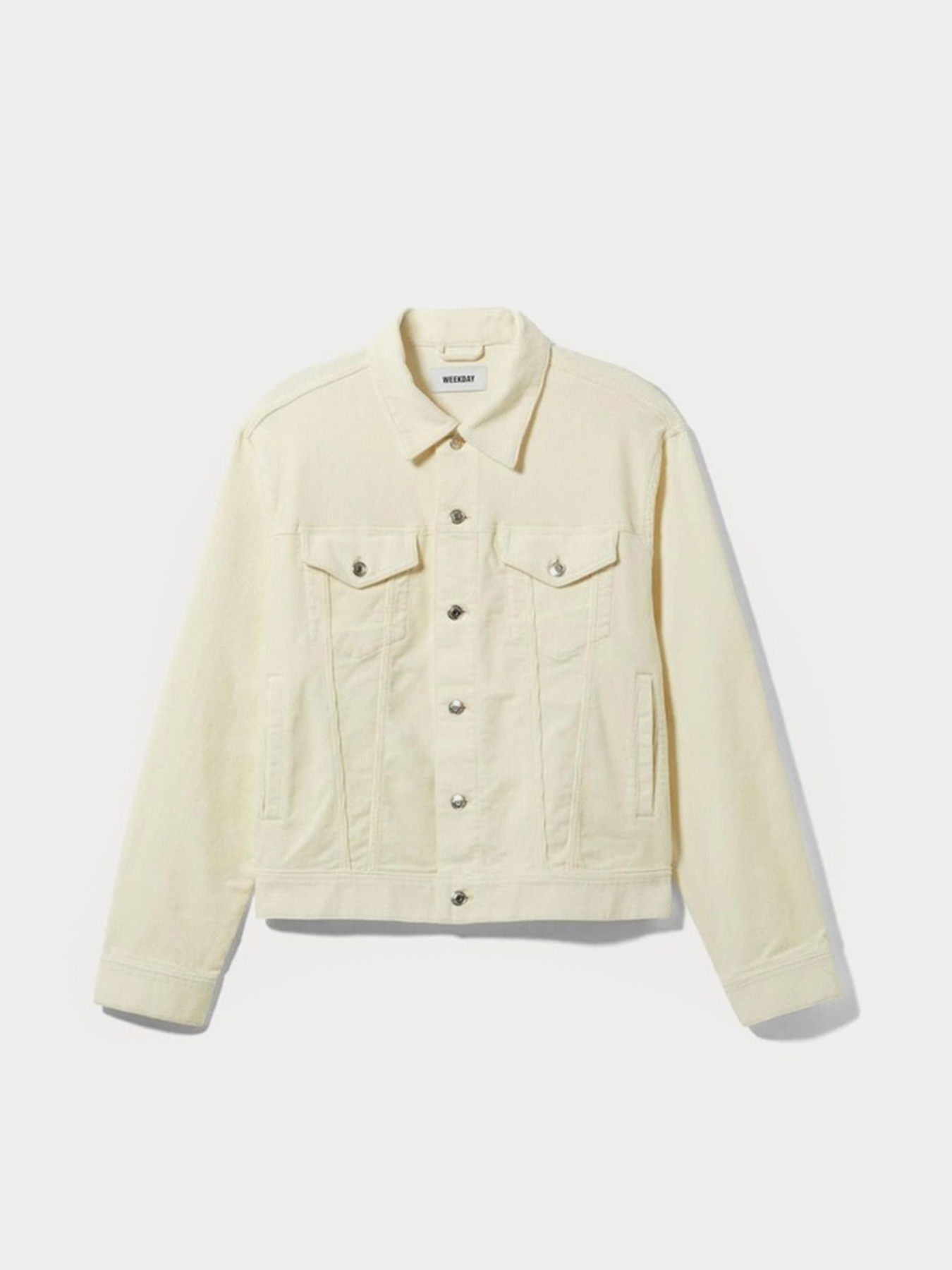 Джинсовая куртка Weekday модель 8408801ral_Молочный Фото