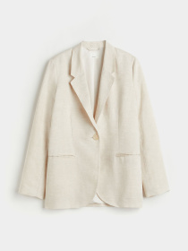 Піджак H&M модель 10575655wer_Светло-бежевый Піджак H&M модель 10575655wer_Светло-бежевый Фото