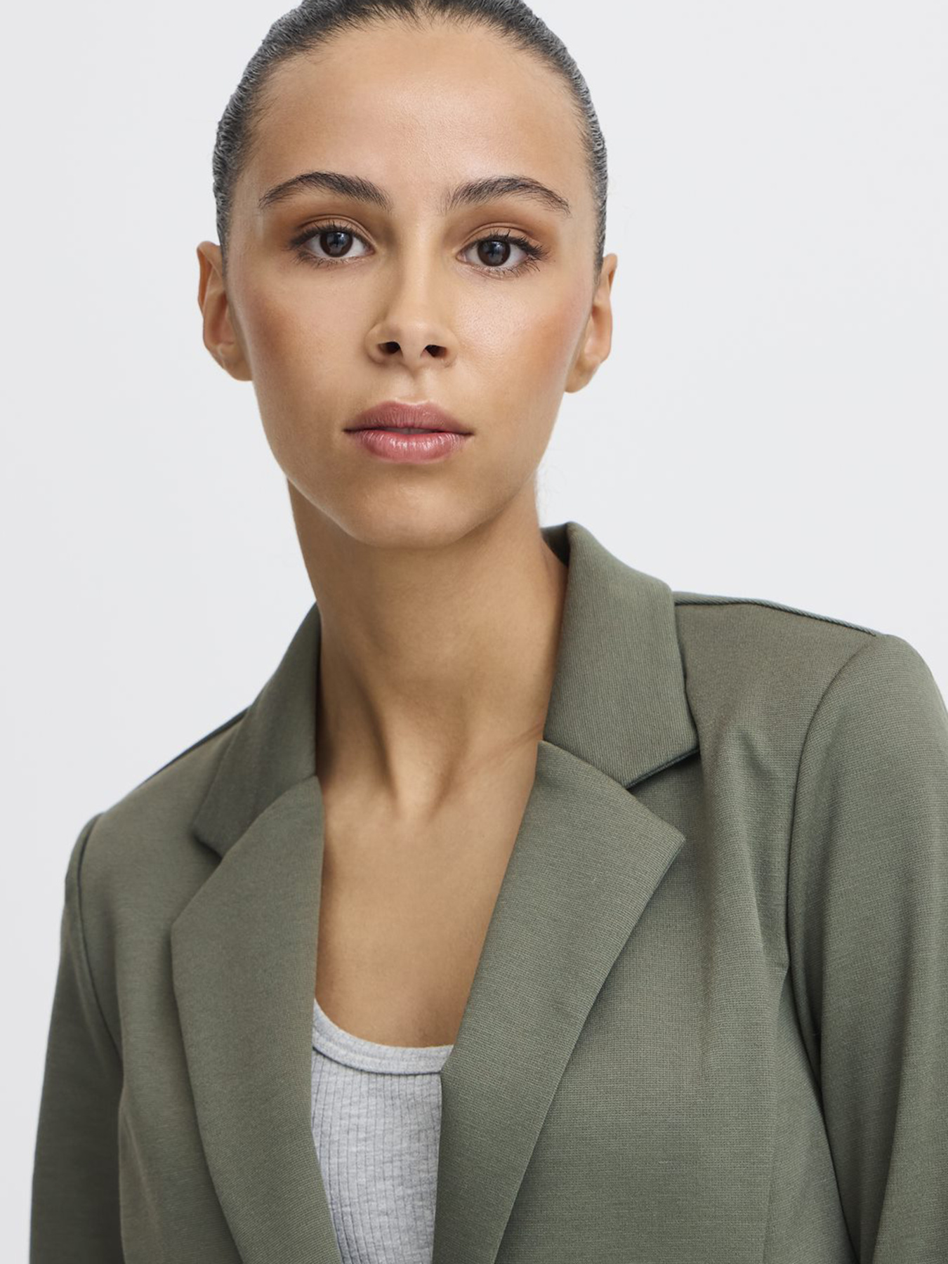 Піджак H&M модель 1523657wer_Зеленый приглушенный Фото