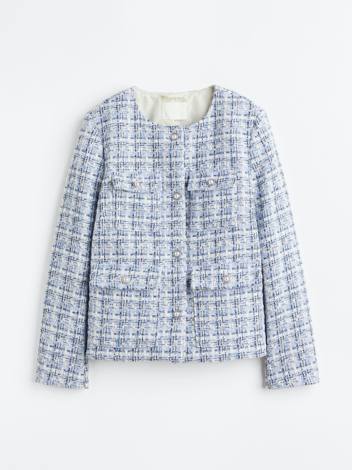 Жакет H&M модель 11459207wer_Бело-голубой Фото