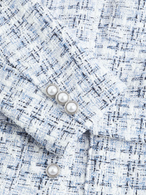 Жакет H&M модель 11459207wer_Бело-голубой Жакет H&M модель 11459207wer_Бело-голубой Фото