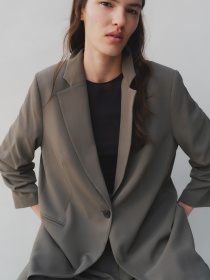 Блейзер H&M модель 10821770wer_Хаки Фото