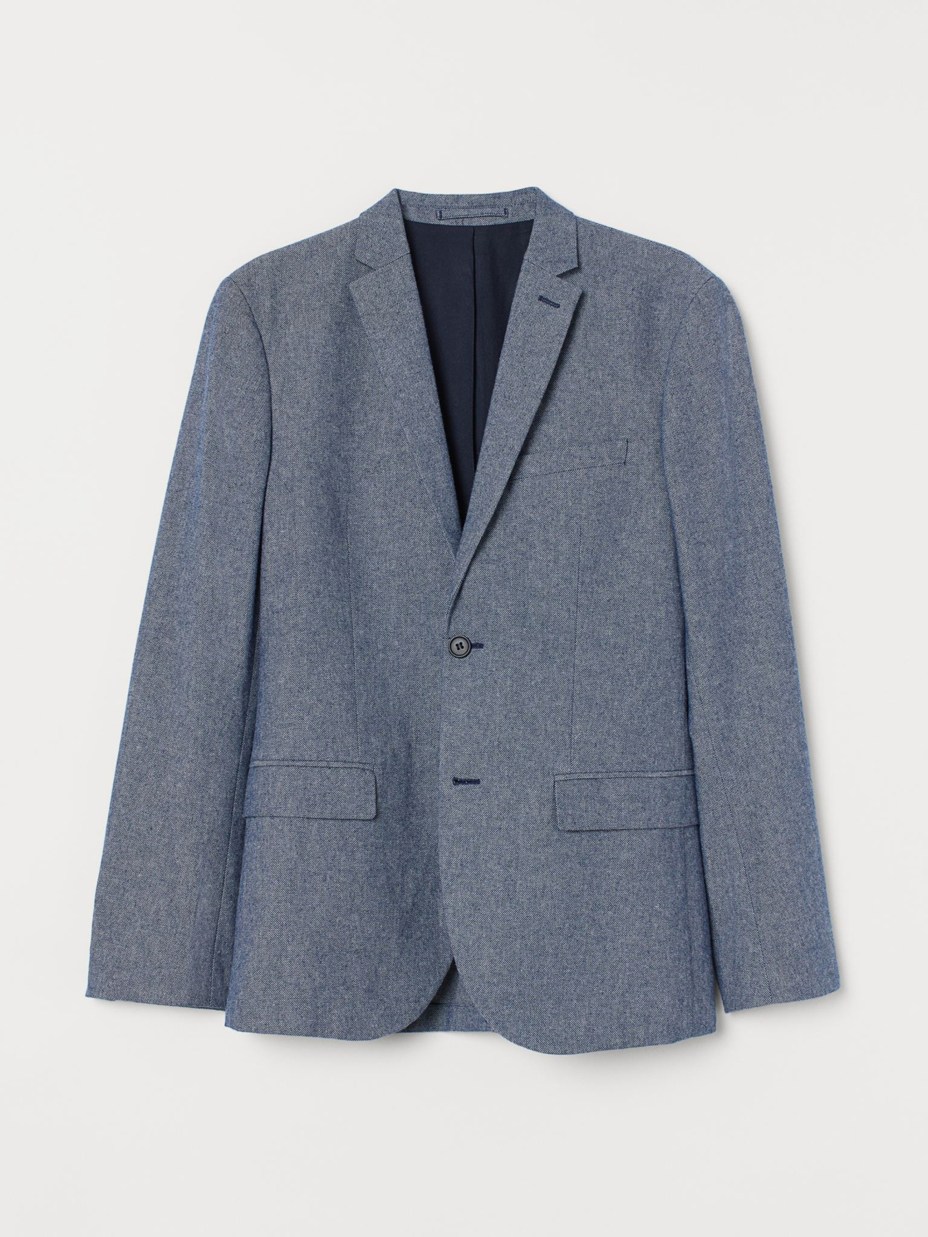 Пиджак H&M модель 7894072wer_светло-синий меланж Фото