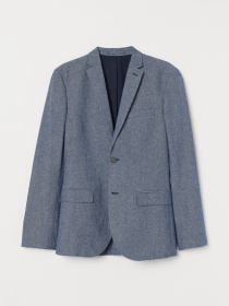 Піджак H&M модель 7894072wer_светло-синий меланж Фото