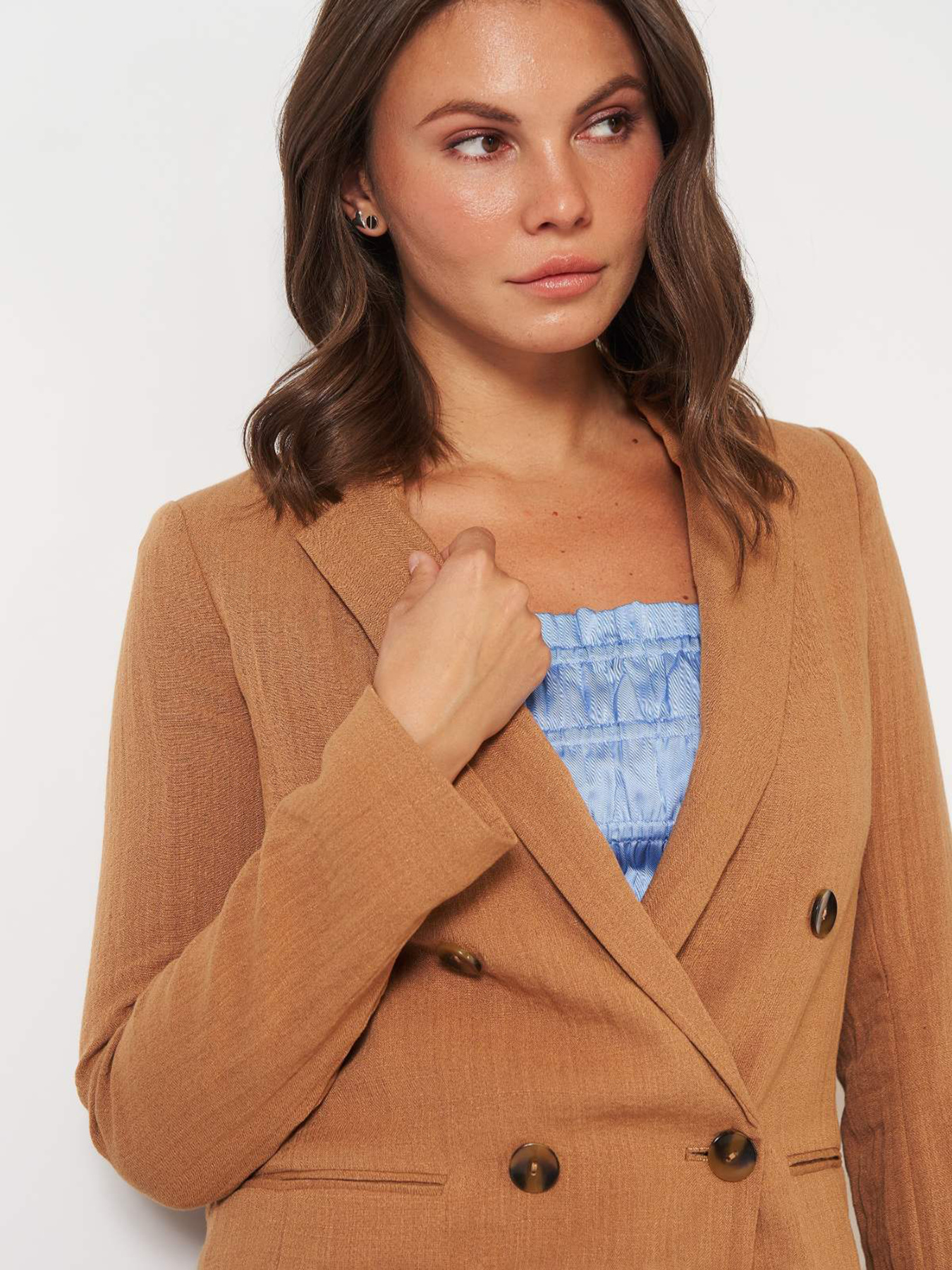 Жакет H&M модель 8323111wer_Светло-коричневый Фото