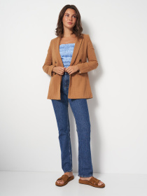 Блейзер H&M модель 8323111wer_Светло-коричневый Фото