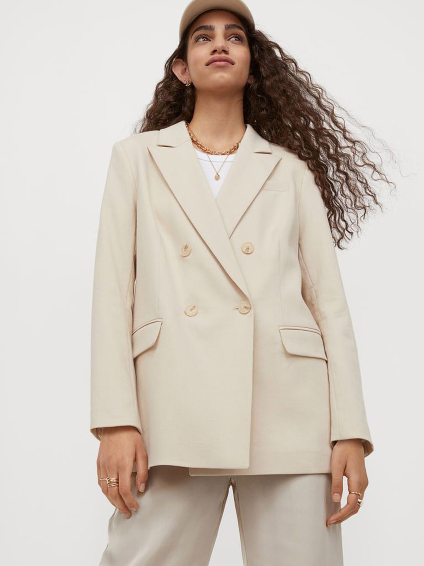 Блейзер H&M модель 9691003wer_Светло-бежевый Фото