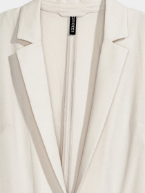 Блейзер H&M модель 2583691wer_Молочный Фото