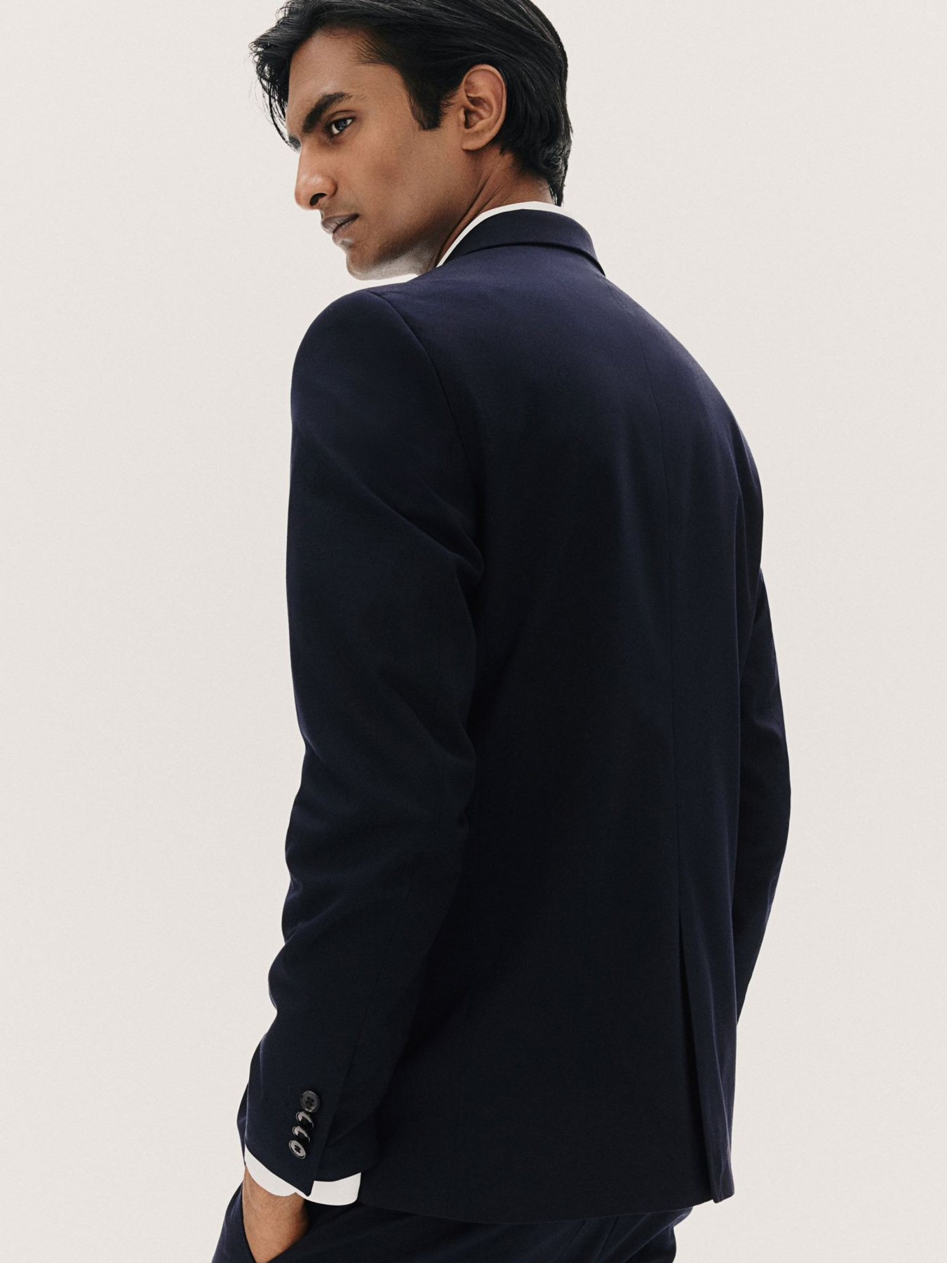 Пиджак H&M модель 7139861wer_Темно-синий Фото