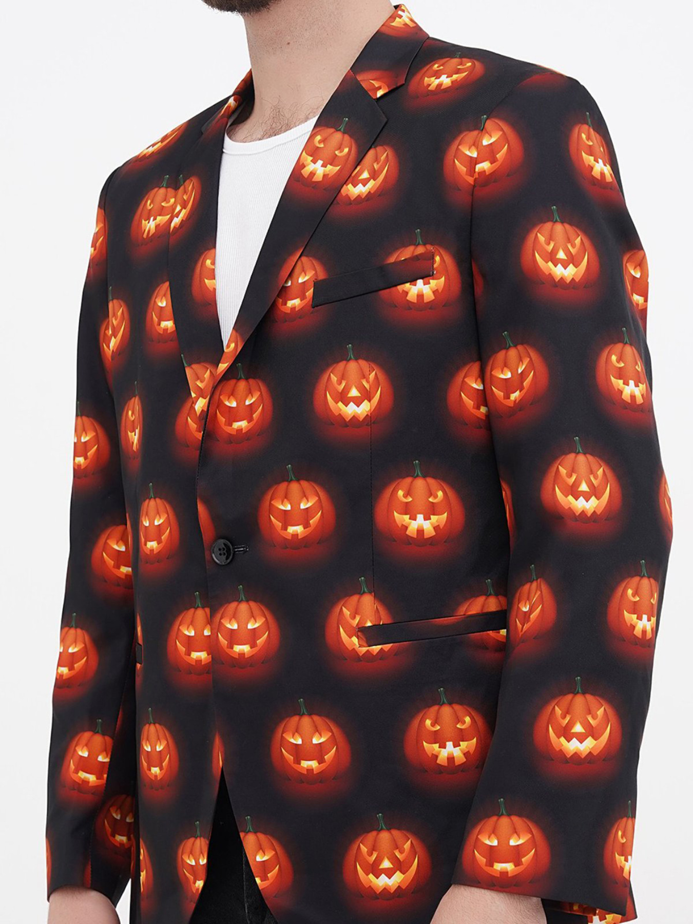 Пиджак H&M модель 83979901wer_Черно-оранжевый Фото